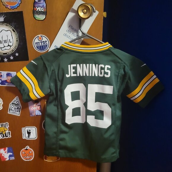 Green Bay Packers Greg Jennings Nike NFL Football Kids Toddler Small 4 Jersey - Picture 2 of 2